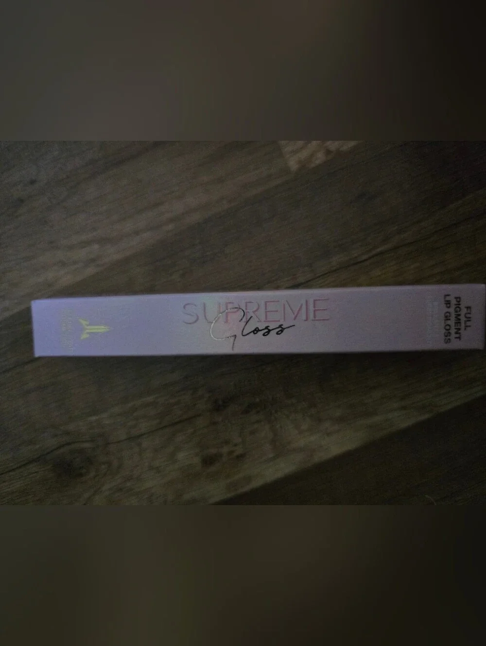 Supreme Lip Gloss Box in Iridescent Pink